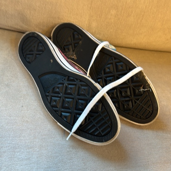 Converse Chuck Taylor All Star HI Tie Dye Baltic Blue University Red Sneakers - Picture 4 of 8